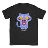 2025 Movie K-Pop Demon Hunters Cat T-Shirt Summer  100% Cotton T Shirts For Mens Trendy Tee Shirt Short-Sleeved Funny Top Tees