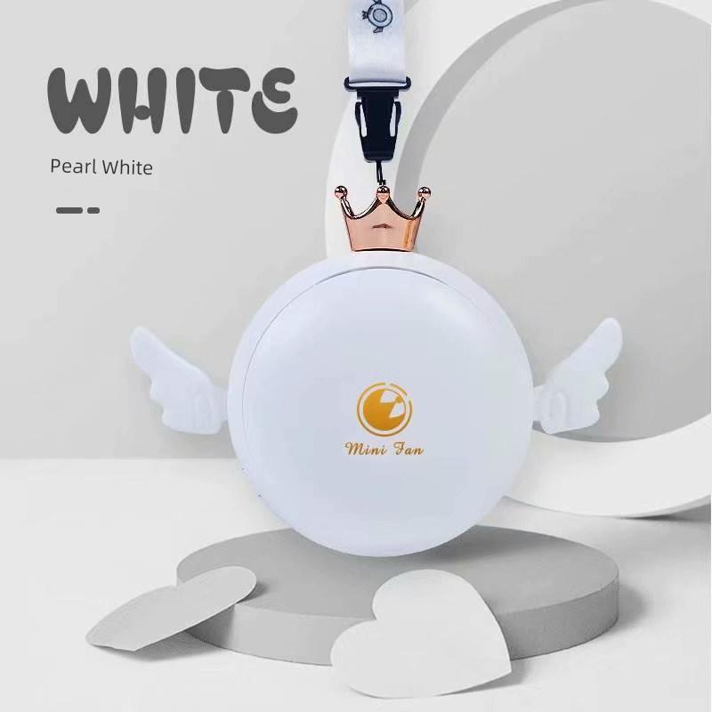 Summer Creative New Product Cartoon Capybara Neck Fan Mini Portable USB Charging Wearable Lanyard Electric Fan