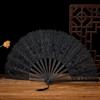 Hollow Ribs Vintage Lace Hand Fan Lace Dance Handheld  Fan Embroidered Folding Fan  Wedding Party