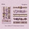 15 Pcs Lace Strip Sticker Creativity DIY Hand Account Scrapbooking Collage Decorative Junk Journal Supplies