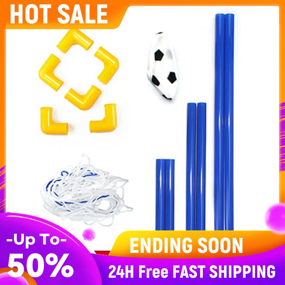 

Foldable Boys Soccer Toys Training Practice Soccer Ball Goal Post Net with Pump Football Goal Post Net Indoor Outdoor Games Kits China Mainland