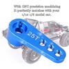 Aluminum Alloy 25T Steering Servo Horn Arm Suitable for RC 1:8:10 Model Car (Blue ( 86NB))
