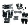 Oppgradert mykt tak takreparasjonsgliderklips hettekomponenter Svart For Fiat 500C 500 Cabriolettsett UK 24 stk bildeler 9099898