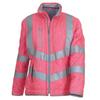 Yoko Womens/Ladies Kensington Fleece Lined Hi-Vis Lady Fit Padded Jacket