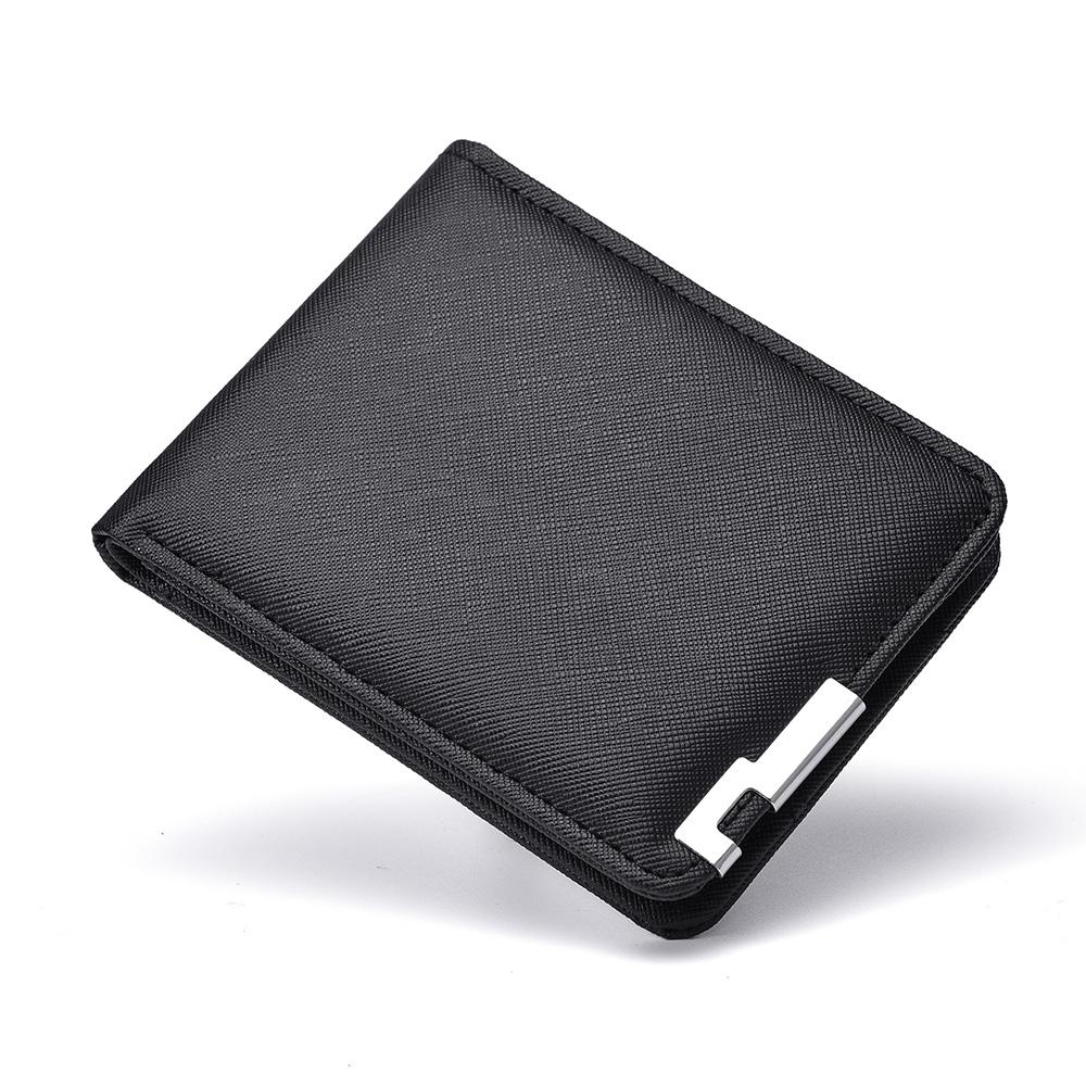 Portable Men s Wallet Pu Leather Premium Credit Card Wallet Ultra-thin Short Wallet for Card Holders