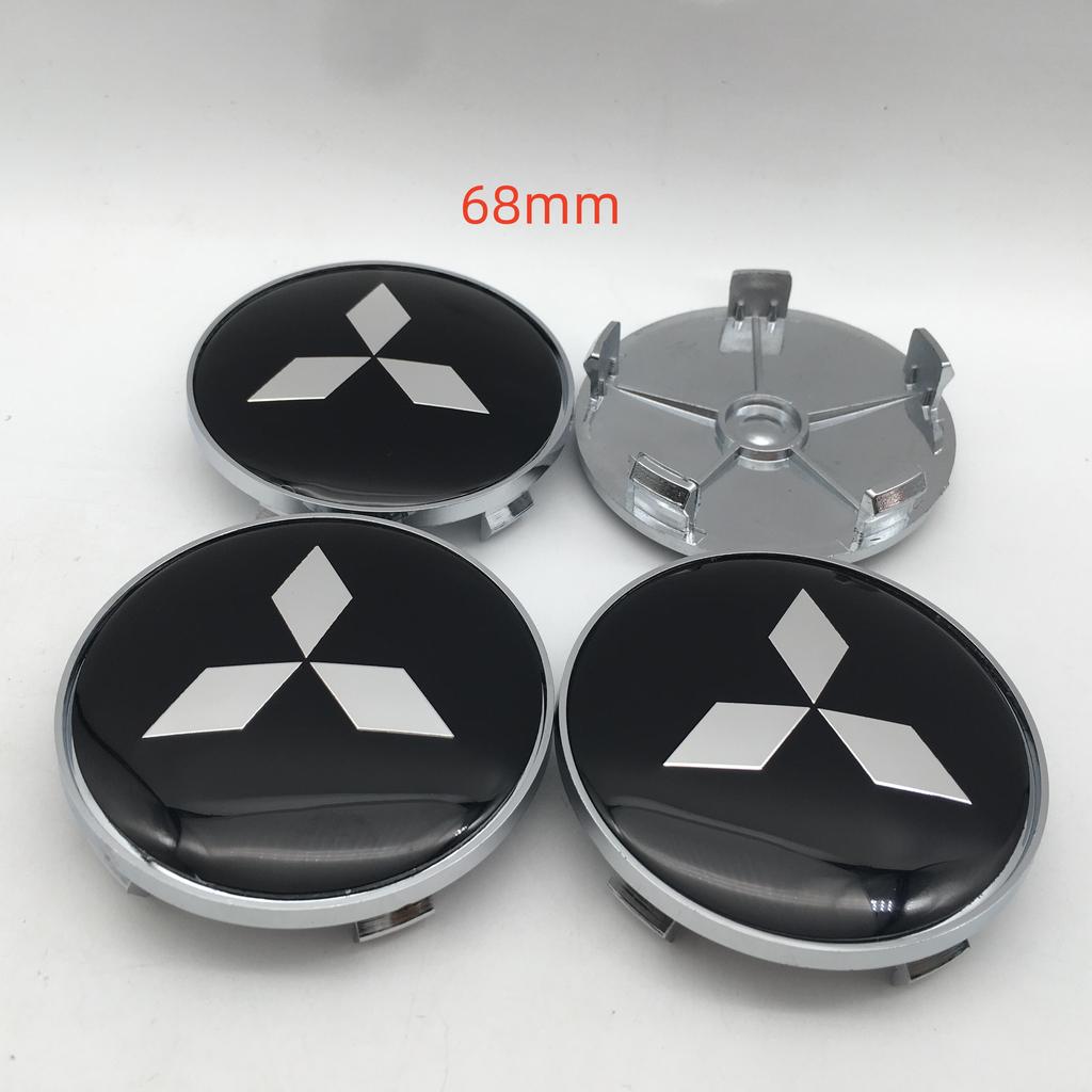 20pcs 3D 56mm 60mm 68mm for Mitsubishi Car Wheel hub emblem Center Cap Badge covers sticker Decals styling auto Accessories