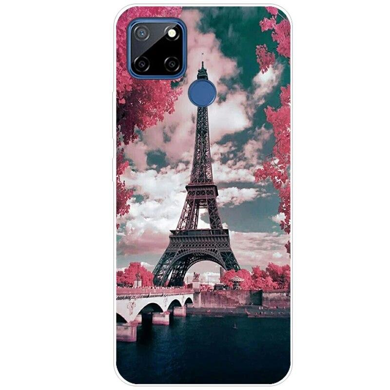 Чехол для Realme 7i RMX2193, 6,5 дюйма, силиконовый мягкий чехол из ТПУ для OPPO Realme C12, чехол для телефона, задняя крышка Realme7i RMX2103, Fundas