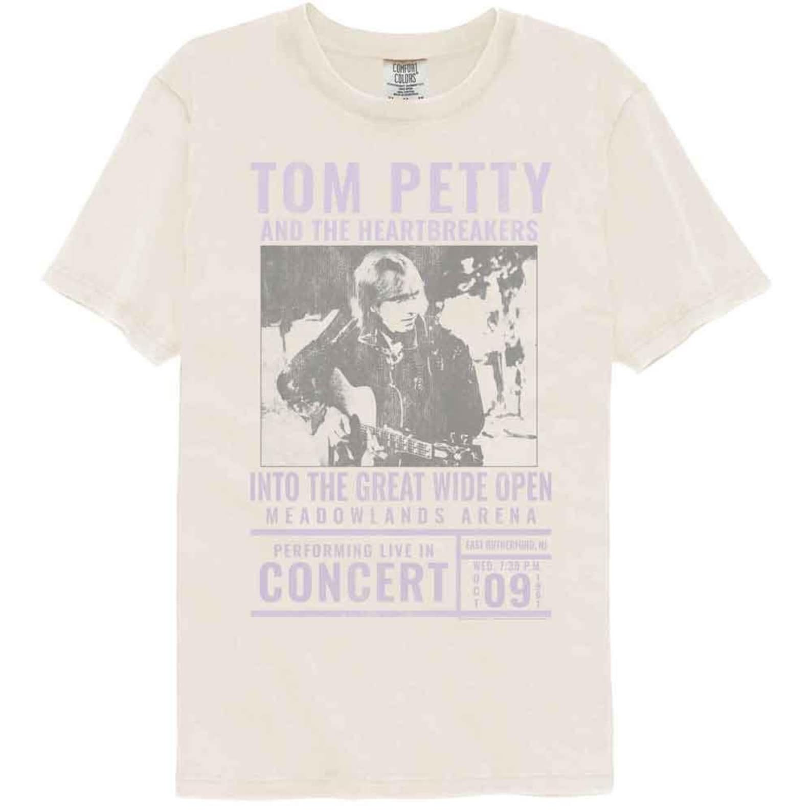 Tom Petty Into The Great Wide Open Ivory Comfort Colors T-Shirt S