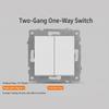 1Pcs Dual USB Fast Charge Panel Wall Switch Wall Power Socket Switch  for EU Standard Wall Mount DIY
