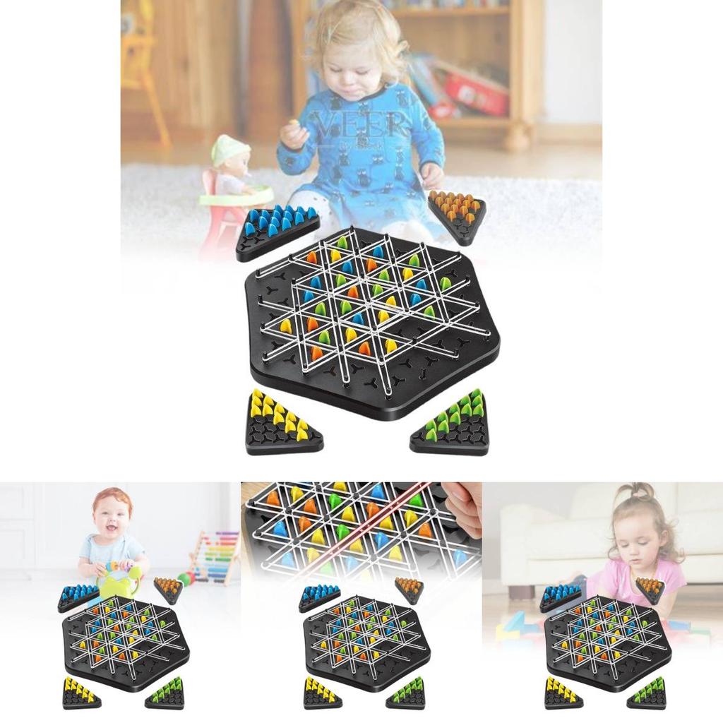 Colorful Chain Chess Set For Kids Smart Play Enhancing Visual And Cognitive Skills