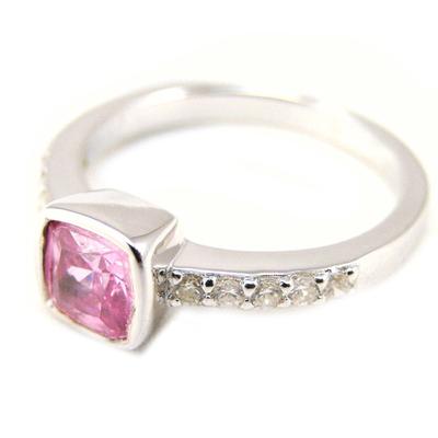 Silberring 'Scarlett' Pink