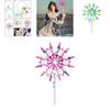 Diy Handheld Children's Educational Relief Toy 3d Sunflower Windmill With Radish Design