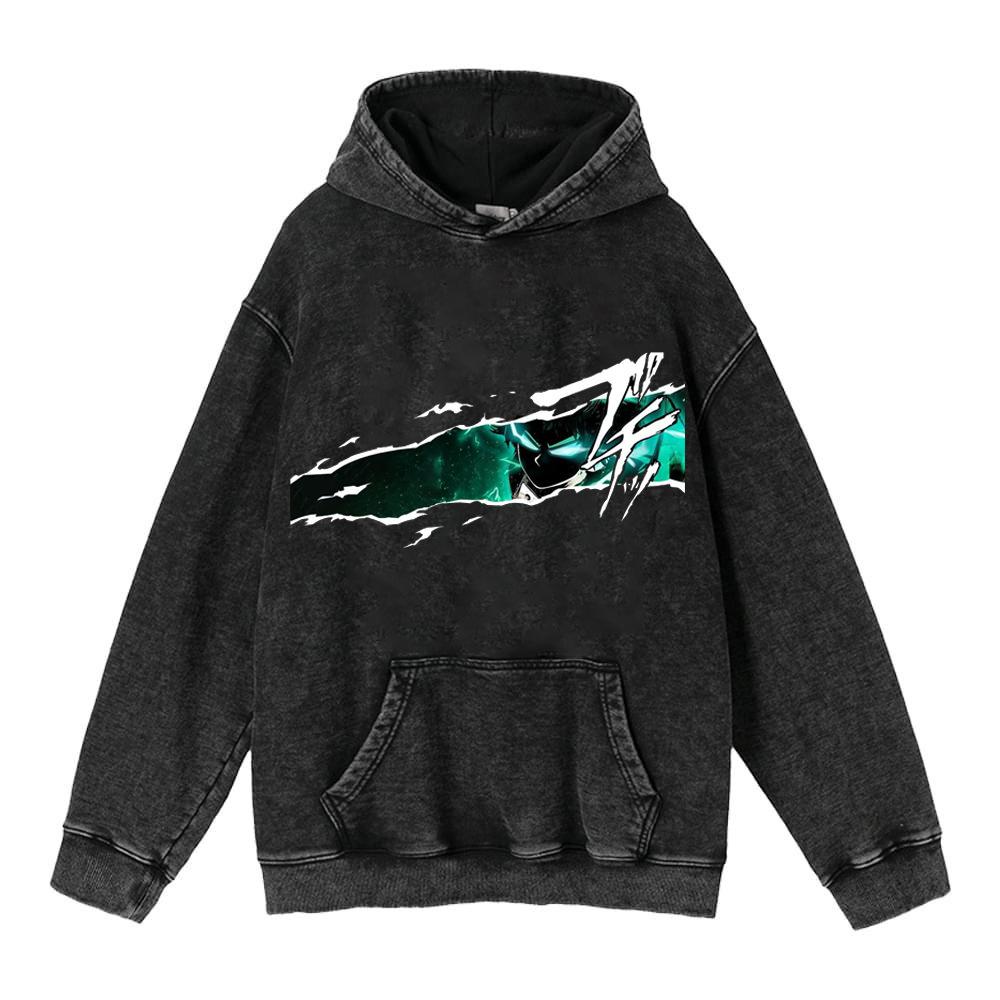 Autumn And Winter Washed Retro Hoodie Riman Retro Sweater