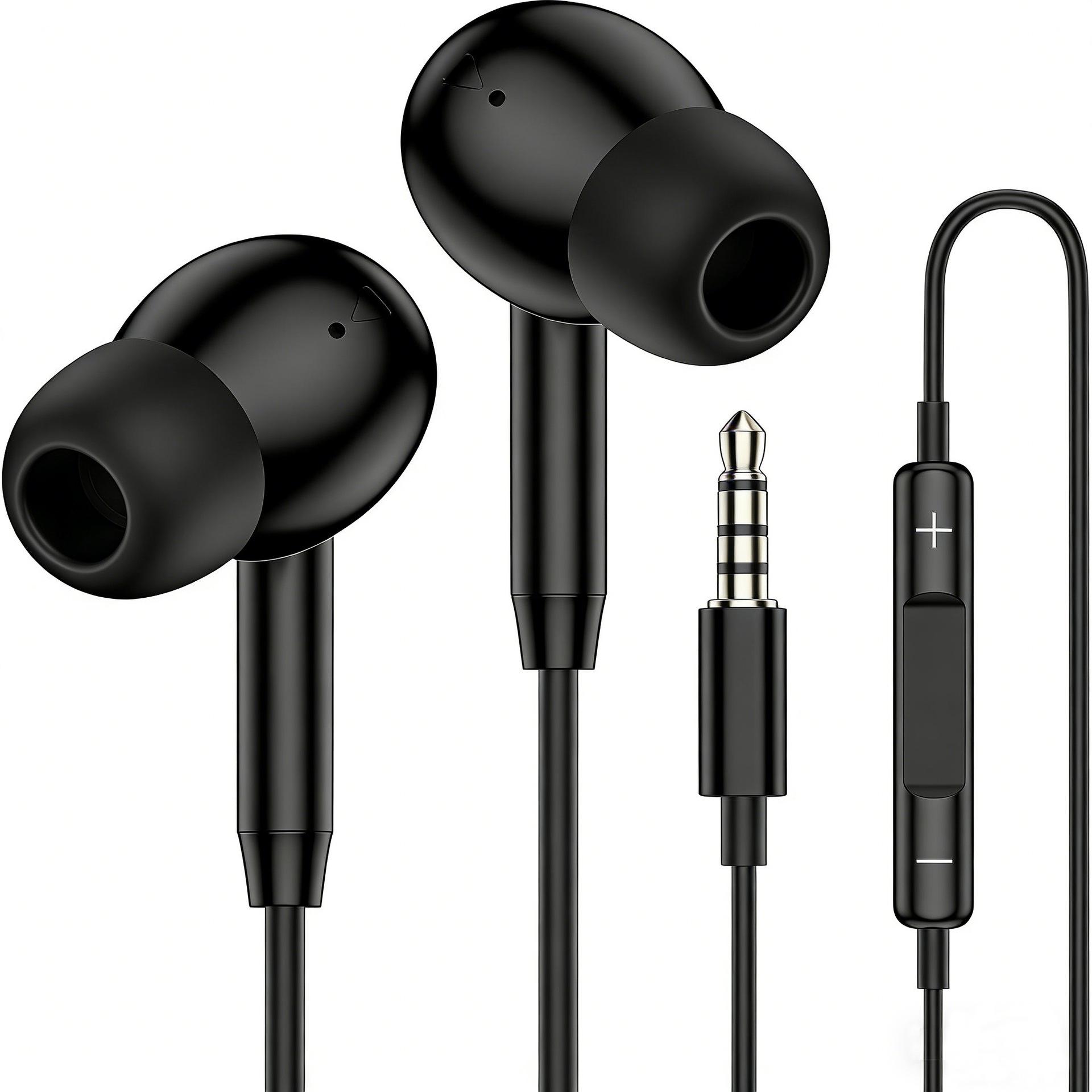 

AIFIMEI In-Ear Earbuds: Universal Wired Headphones with Mic, Line Control, Tone Adjustment, and Heavy Bass