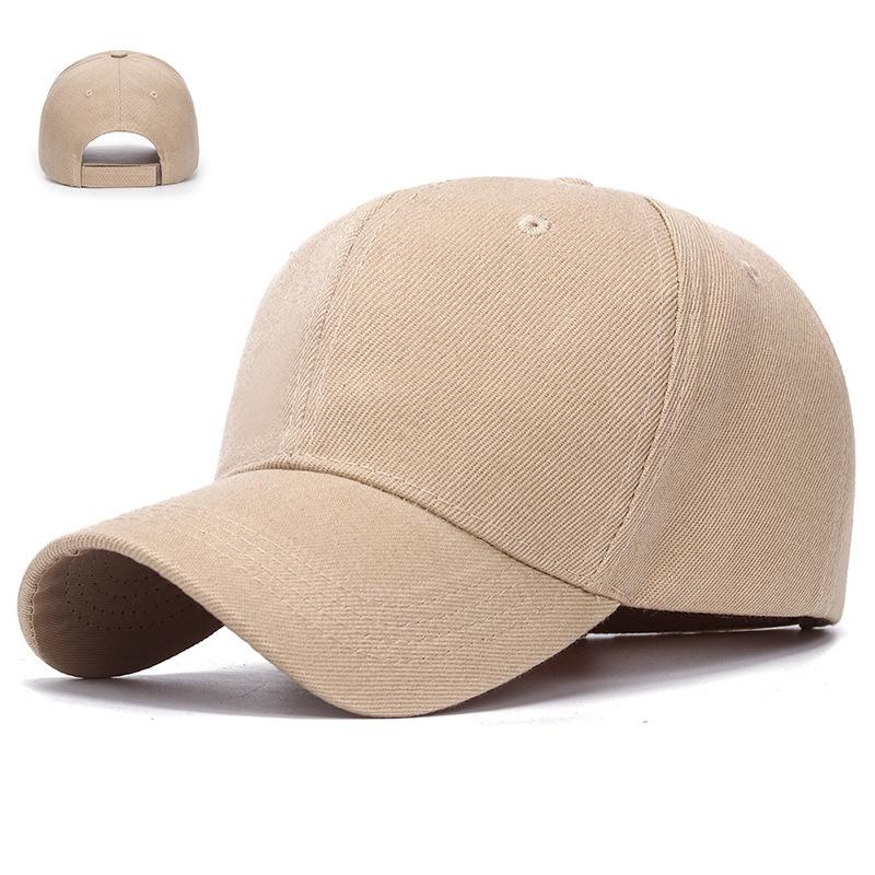Zhen Yueqi Korean Version of Simple Light Board Baseball Cap, Men's and Women's Outdoor Sun Hat, Bare Body Solid Color Cap