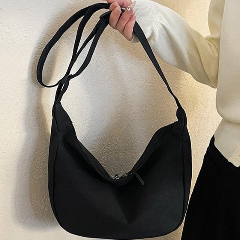 Bag Women's New Crossbody Versatile One Shoulder Student Large Capacity Canvas Bag