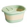 Folding Footbath with Lid Dual-State Switching One-Touch Foldable Design Foot Basin Ergonomic Anti-aging Pet Paw Care Tool