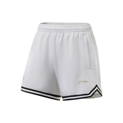 Li Ning Professional Basketball Collection Basketball Shorts Men's Standard White AAPT043-3