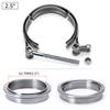 VR - V Band Exhaust Clamp 2.5 Inch 3 Inch  63mm 76mm Exhaust Male And Female Flange Vband Clamp V-Band Muffler Clamp