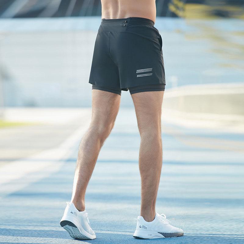 Pantaloni scurți sport de vară pentru bărbați, la modă, lejeri, casual, de antrenament, respirabili, răcorosi, cu uscare rapidă, pentru alergare