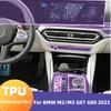 For BMW M2/M3 G87 G80 Interior Film Transparent TPU Gear Panel GPS Center Console PPF Protection Anti-Scratch Sticker
