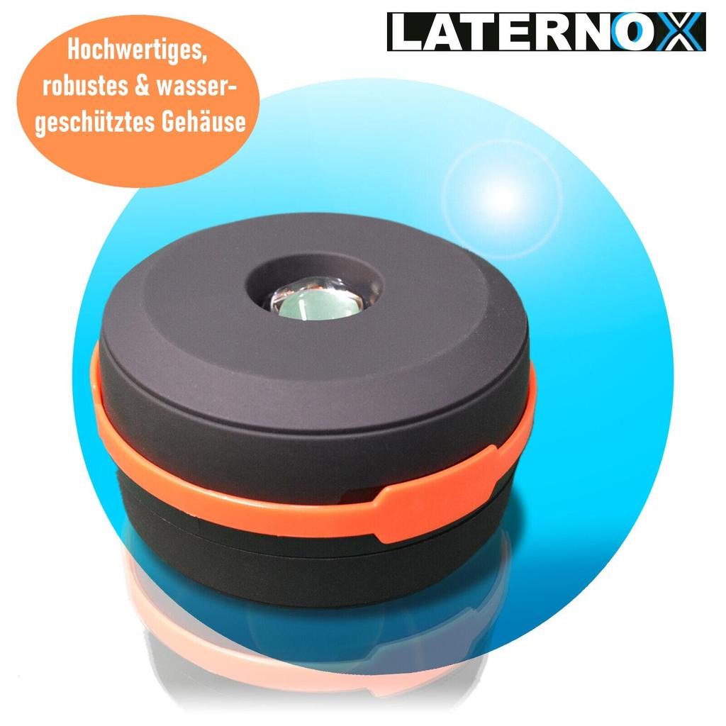 LATERNOX LED Camping Lantern Battery Table Lamp Hanging Lamp Tent Lamp Weatherproof