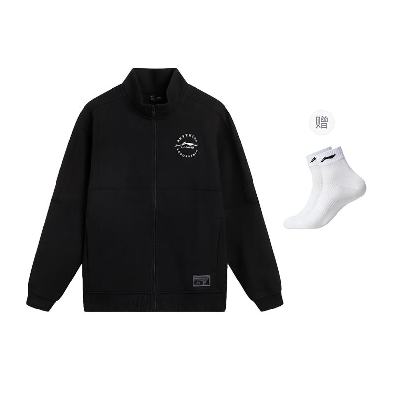 Li Ning Sports Trendy Collection Jackets & Coats Men's Black AFDU591-1