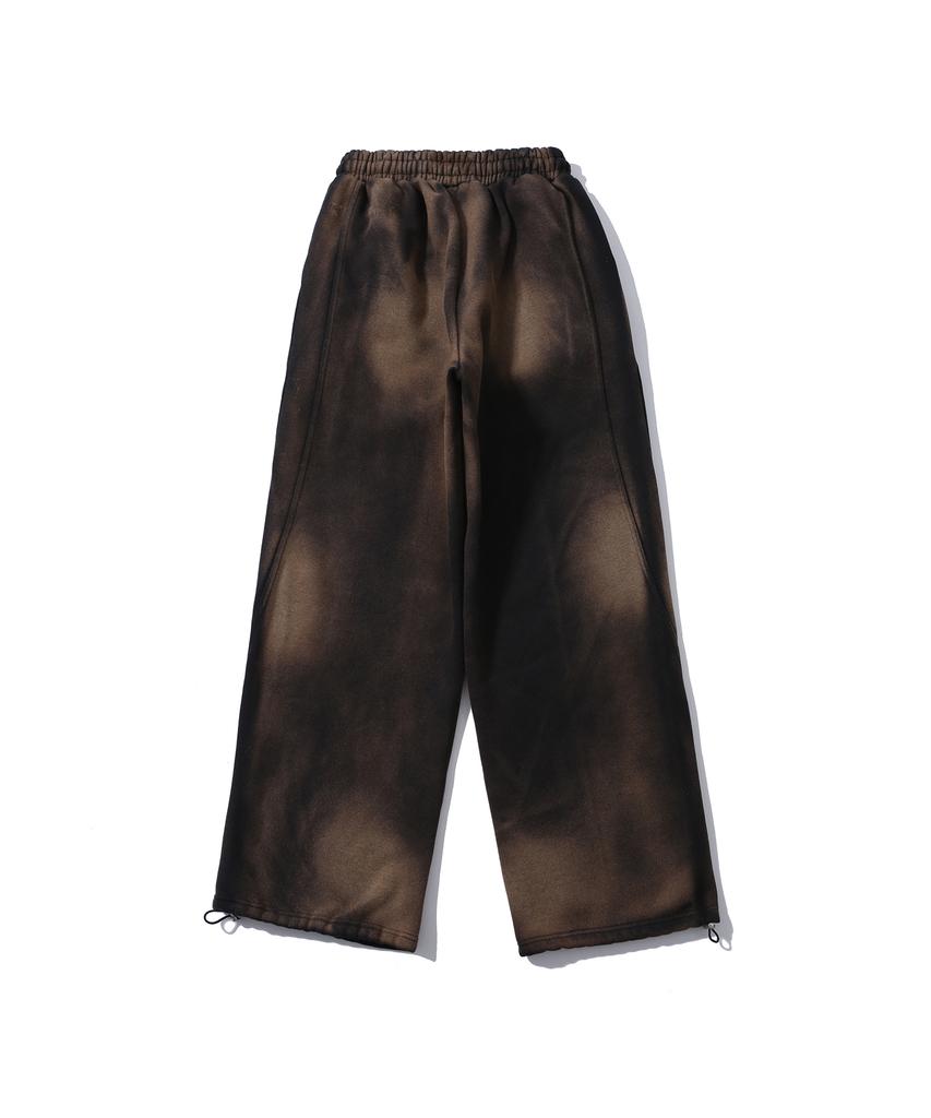 Sseochi410 Vintage Washed Wide Pants Black