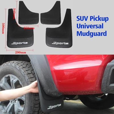 Suv piack Lamely na blatníky Univerzálny Blatník Auto Predný Zadný 4ks/ste Ochranný Ochranný Záster na Blatníky Blatníky Fender Car
