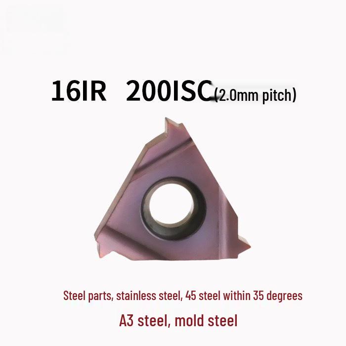 Haojiang AG60 CNC Threading Inserts Tool Holder for Internal/External Threads In Stainless Steel