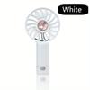 USB Rechargeable Mini Fan Portable Hand Fan Outdoor Air Cooler Table Fan Office Mute Charging Handheld Fan Ventilador