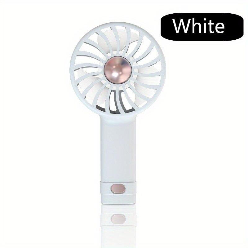 USB Rechargeable Mini Fan Portable Hand Fan Outdoor Air Cooler Table Fan Office Mute Charging Handheld Fan Ventilador