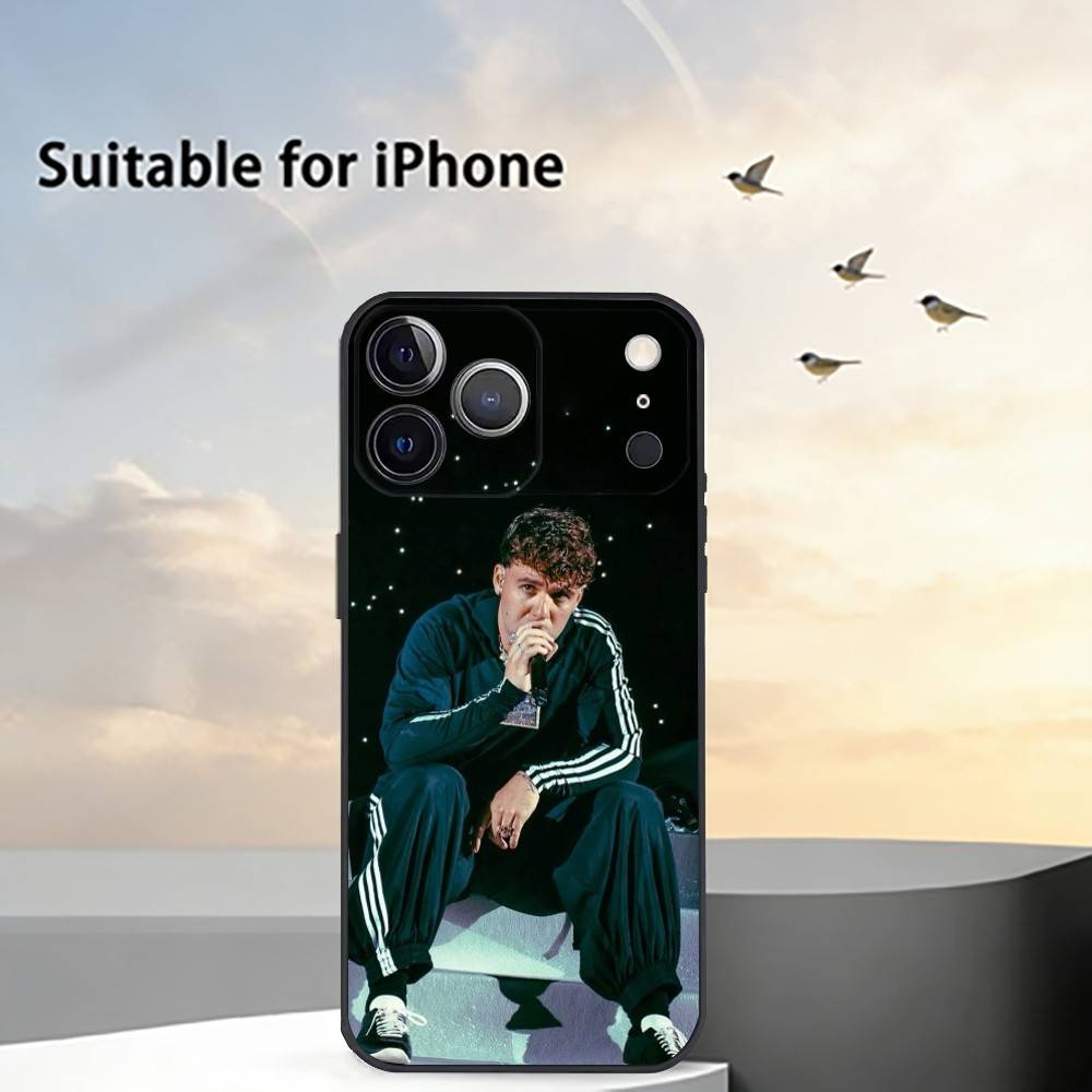 

Чехол для телефона R-Rapper Quevedo для iPhone 17,16,15,14,13,12,11 Plus,Pro Max,XS, Мягкий силиконовый черный чехол iPhone16