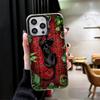 Black Panther Cool Animal Shockproof Phone Case for iPhone 17 Air 16 16E 15 Pro Max 14 Plus 13 Mini 12 Back Cover Anti Fall Fund