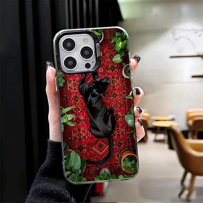 Black Panther Cool Animal Shockproof Phone Case for iPhone 17 Air 16 16E 15 Pro Max 14 Plus 13 Mini 12 Back Cover Anti Fall Fund