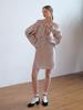 FABRICSEOUL Sweet Slip Frill Mini Dress_Beige Check