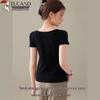 Woodpecker Women's Slim Fit Cotton Round Neck T-shirt