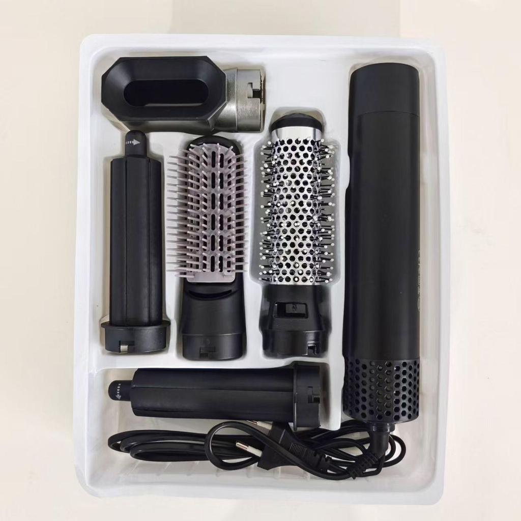 Multi-Function Hot Air Brush: Curling Iron & Hair Dryer Comb for Styling