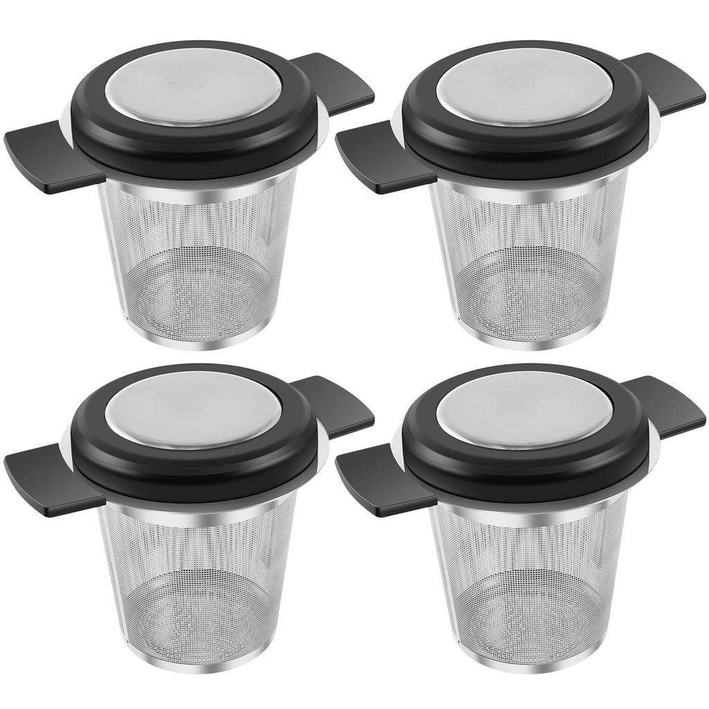 4/2Pcs Stainless Steel Filter Tea Makers Can be Reused Tea Maker Easy Clean Loose Leaf Tea Filters
