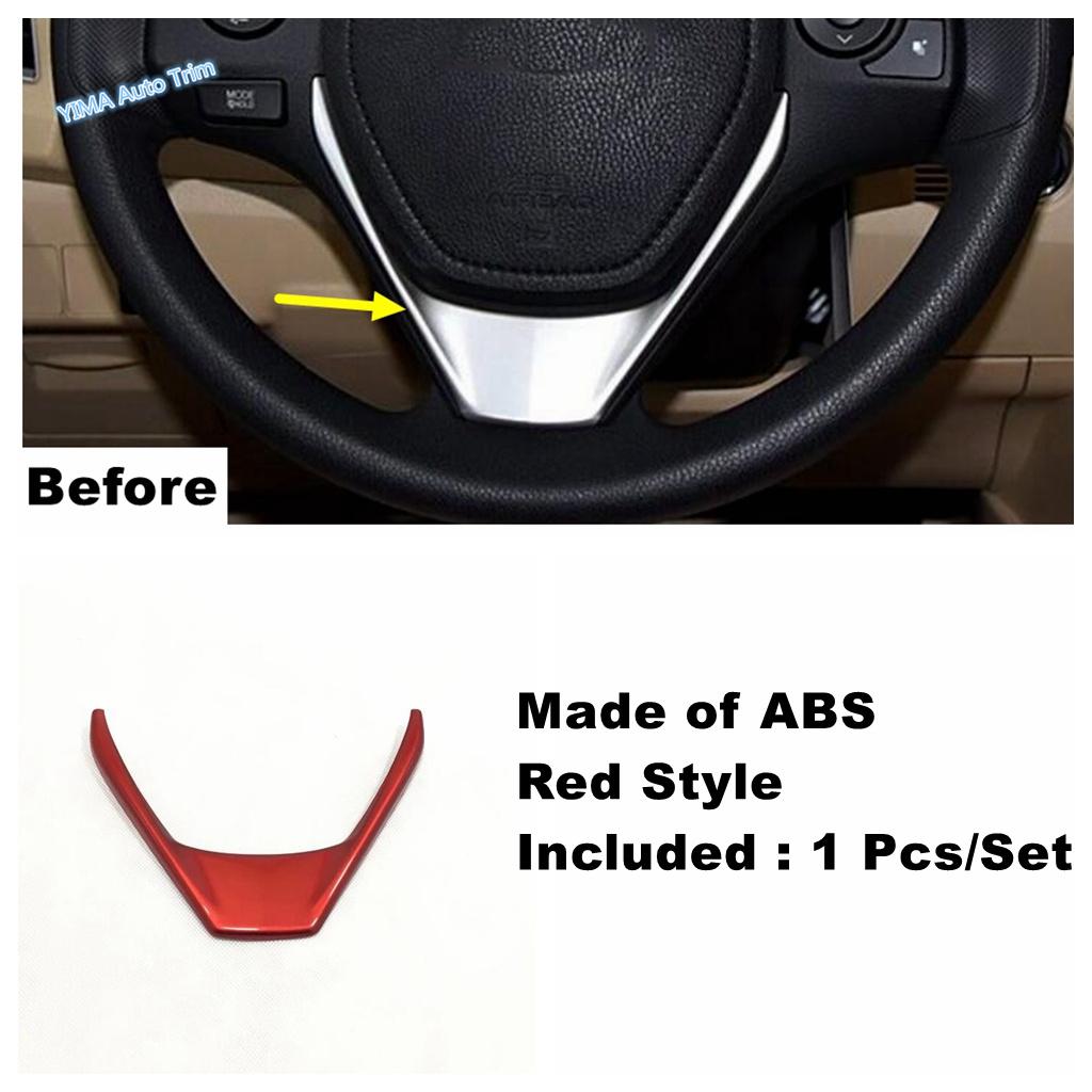 Steering wheel cover Decorative steering wheel patch car accessories trim Fit For Toyota Corolla 2014 - 2018 / RAV4 2014 - 2018