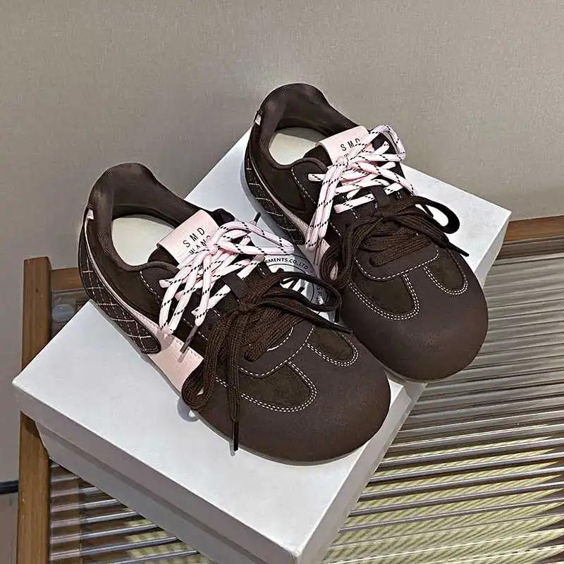 Fashion Spring-autumn Round Nose Best-selling Training Sneakers Women Designer Luxury Women's Health Shoes Sport Importers