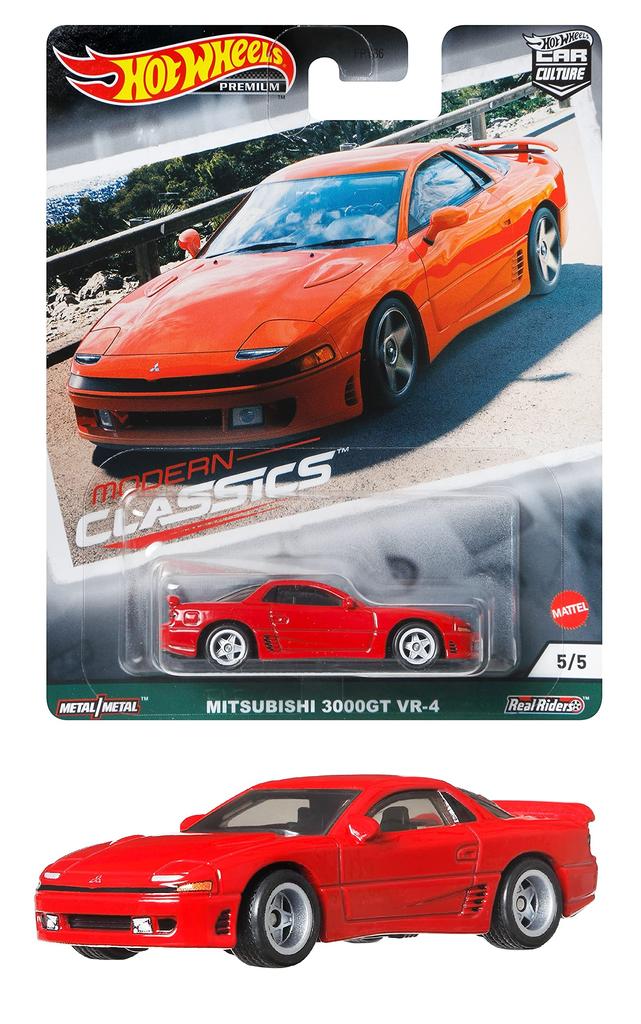 Hot Wheels Automobilová kultura Moderní klasika Mitsubishi 3000GT GRJ90 Red VR-4