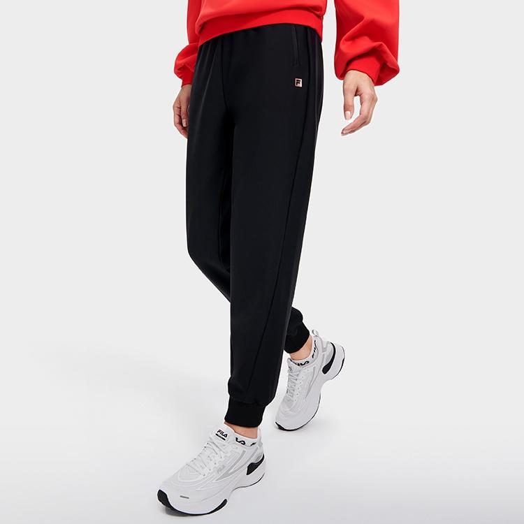FILA Knitted Sweatpants Women's Pitch Black A11W311605F-BK