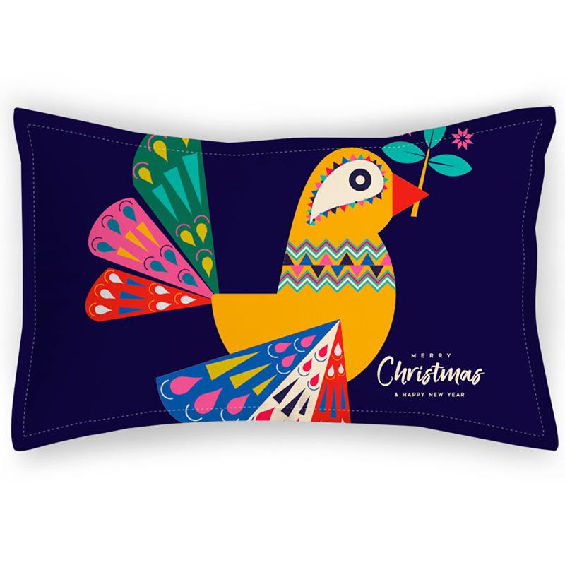 Velvet Printed Pillowcase Student Dormitory Multicolor Single Polyester Pillowcase Multicolor