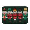 Nutcracker Doll Floor Door Kitchen Bath Mats Anti-Slip Indoor Christmas Soldier Toy Doormat Garage Entrance Rug Carpet Footpad