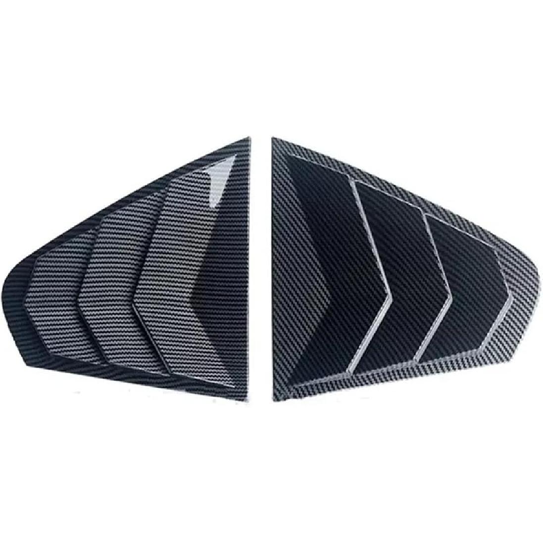 

Крышка-жалюзи на заднее стекло автомобиля, совместимая с Jetta MK6 2012 2013 2014 2015 2016 2017 2018, накладка на боковые вентиляционные отверстия, стикер(Черный глянец) чёрный