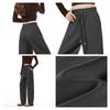 MJ STYLE Women's High-Waist Drawstring Banana Leg Pants