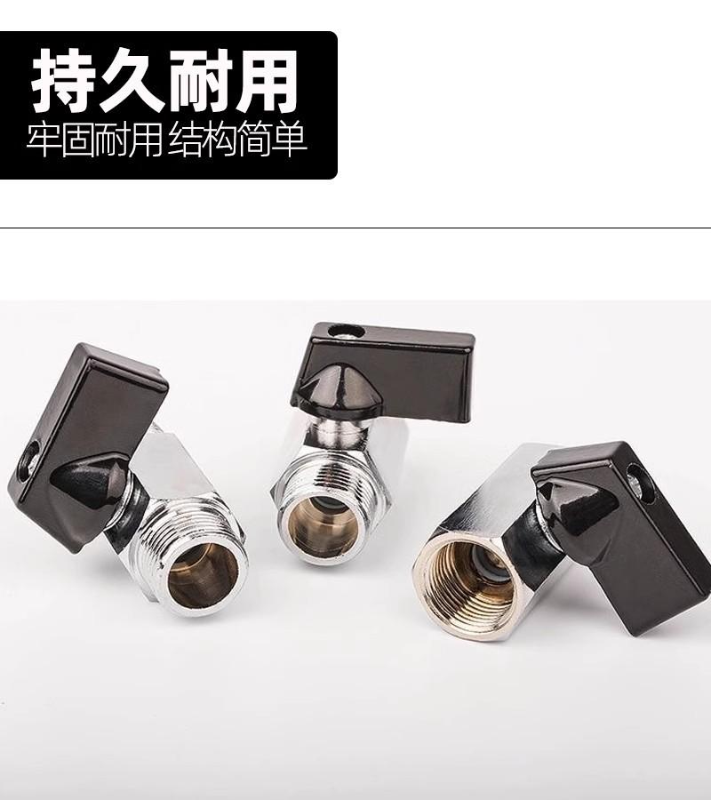 Threaded Mini Brass Ball Valve BSP Male To Female Air Compressor Water Gas Oil Shut Off Valve