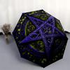 Purple Pentagram Wall Decor: Mystical Art for Your SpaceUmbrella, Portable 3-Fold Umbrella for Men & Women,Christmas Gift ES194