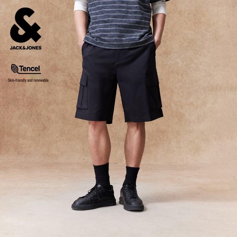

JACK&JONES Men s Tencel Blend Cargo Shorts M